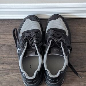 Polo by Ralph Lauren Black and Gray Athletic Sneakers